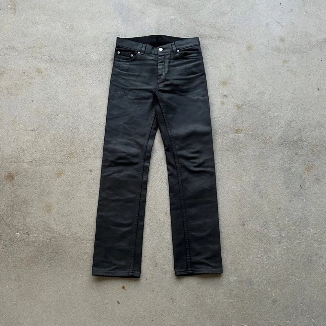 Helmut Lang 1998 coated denim