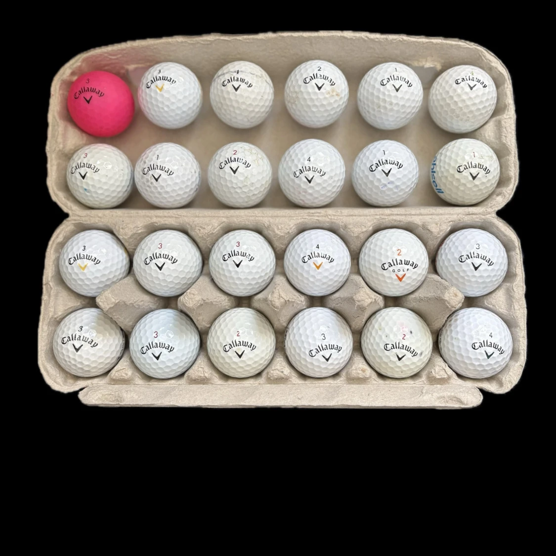24 st Callaway bollar mix, 10 kr per boll