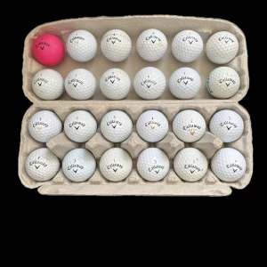 24 st Callaway bollar mix, 10 kr per boll - 24 st Callaway bollar mix, 10 kr per boll  7 st Chrome soft en golfboll med touregenskaper och en mjuk träffkänsla.  6 st Callaway supersoft en boll med Mjuk och behaglig känsla  3 st Callaway warbird2.0   2 st Callaway solarie 1 st Callaway Hex tour soft  1 st Callaway Hex bite  1 st Callaway hx hot 1 st Callaway chrome tour 1 st Callaway Reva 1 st Callaway x2hot