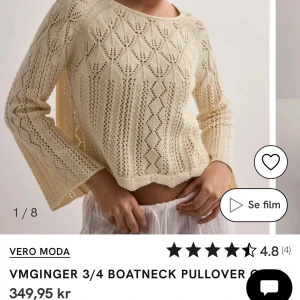 Tröja - Säljer en jättenajs tröja från Vero Moda, perfekt till sommaren🤗använt 1 gång så som ny💞💞🎀🎀originalpris 349kr