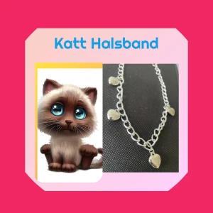 By prisförslag- katt halsband hjärtan kedja silver - By prisförslag- katt halsband hjärtan kedja silver. Storlek Small