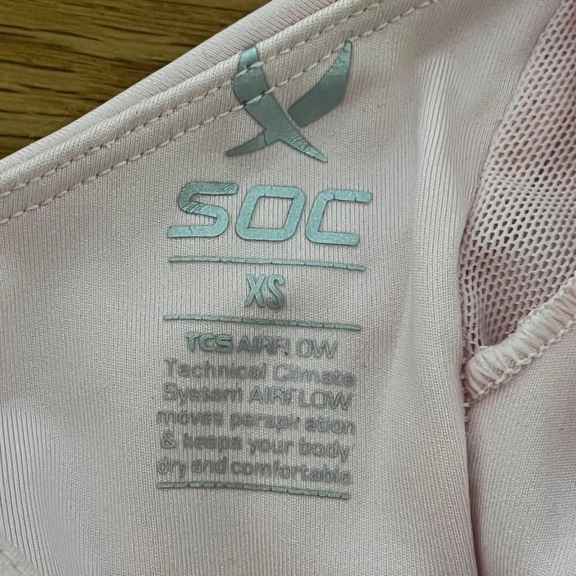 Ljusrosa träningstopp från SOC - 2