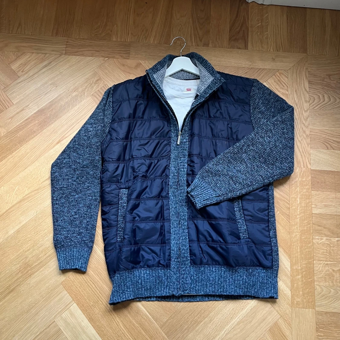 Blå cardiganjacka - 1