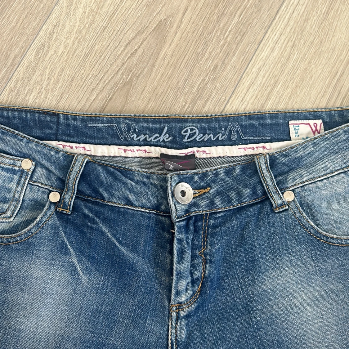 lowrise denim jeans - 2