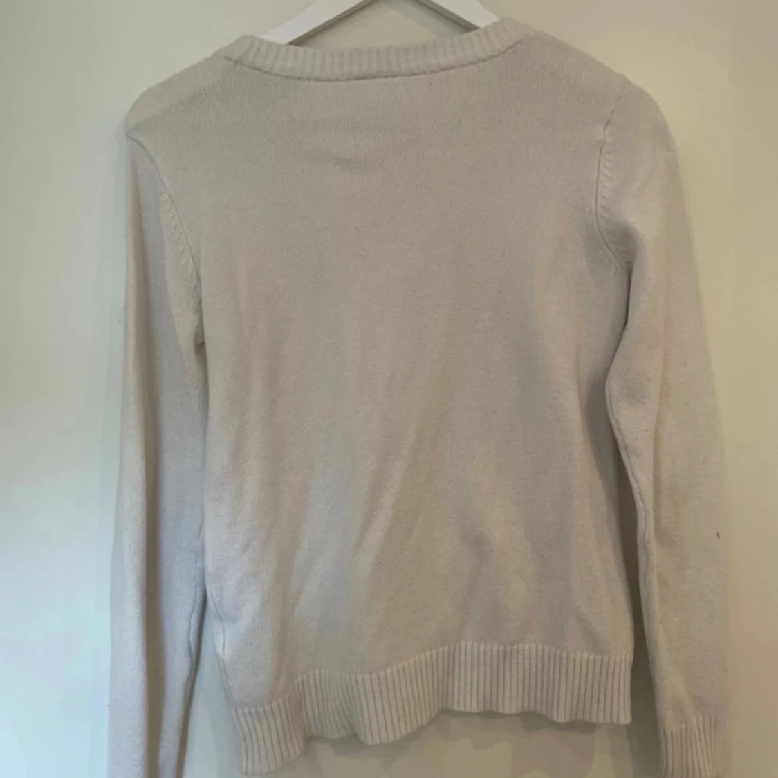 Vit stickad tröja från VILA - 1