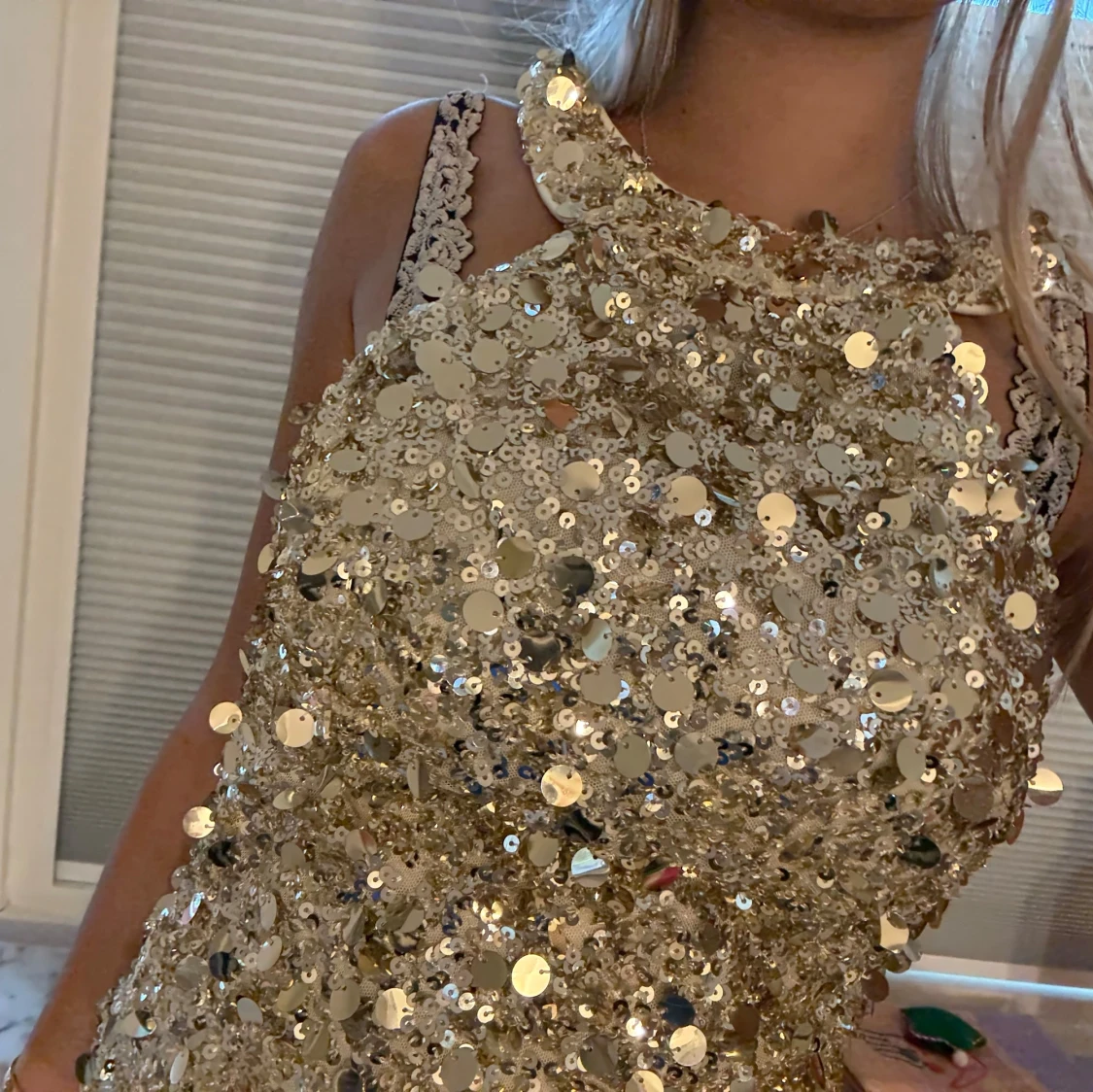 Paljett topp! Perfekt t fest