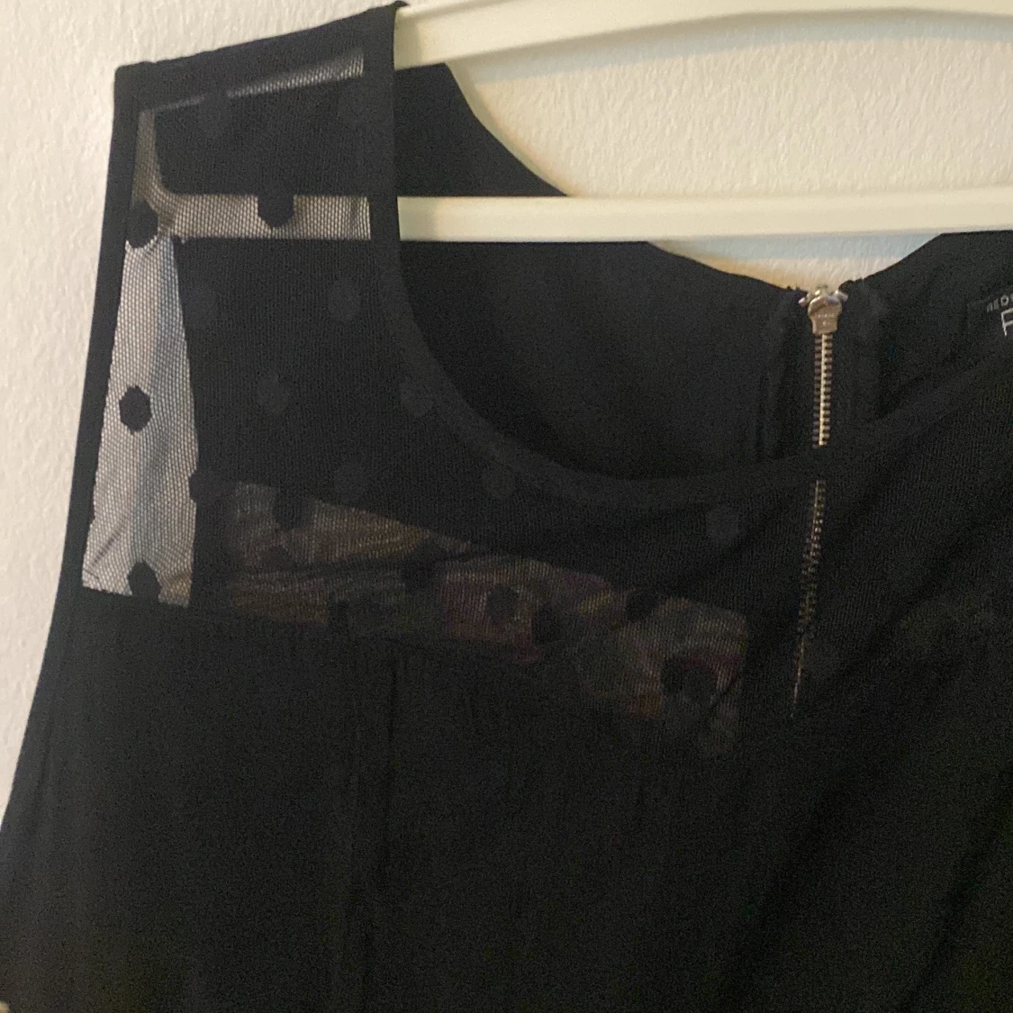 Svart prickig klänning R&D Label - 1