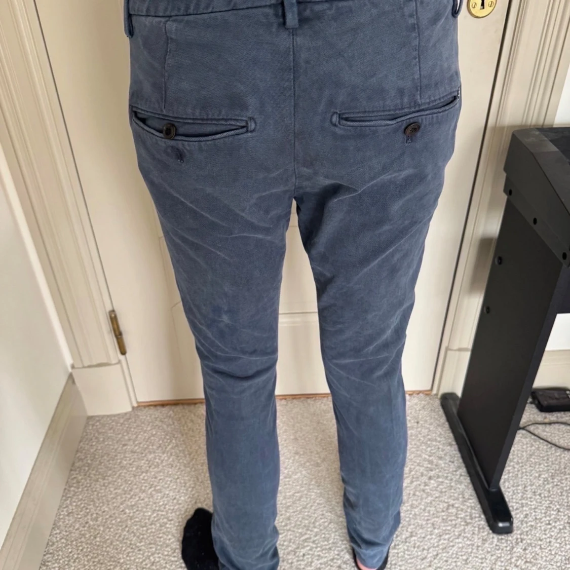 Blå chinos från Dondup, stl 29 - 1