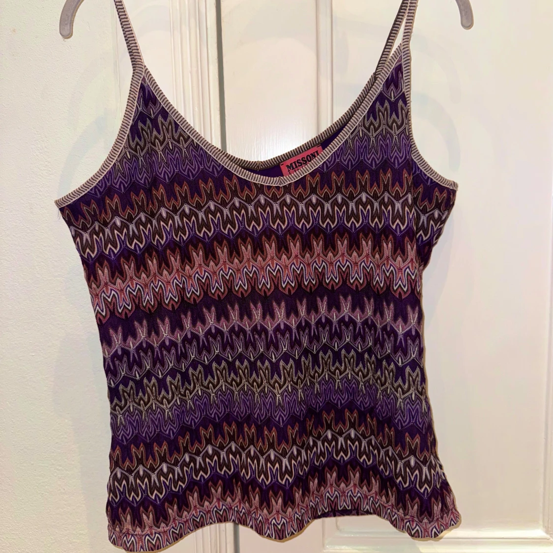 Mönstrad linnetopp från Missoni x Lindex