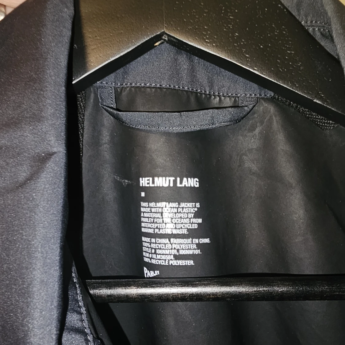 Svart vindjacka från Helmut Lang - 1