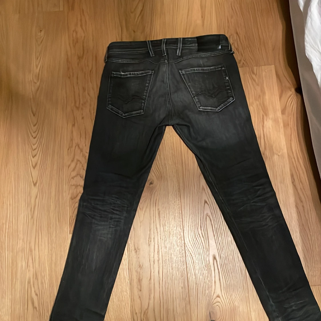 Replay svarta skinny jeans med slitningar - 2