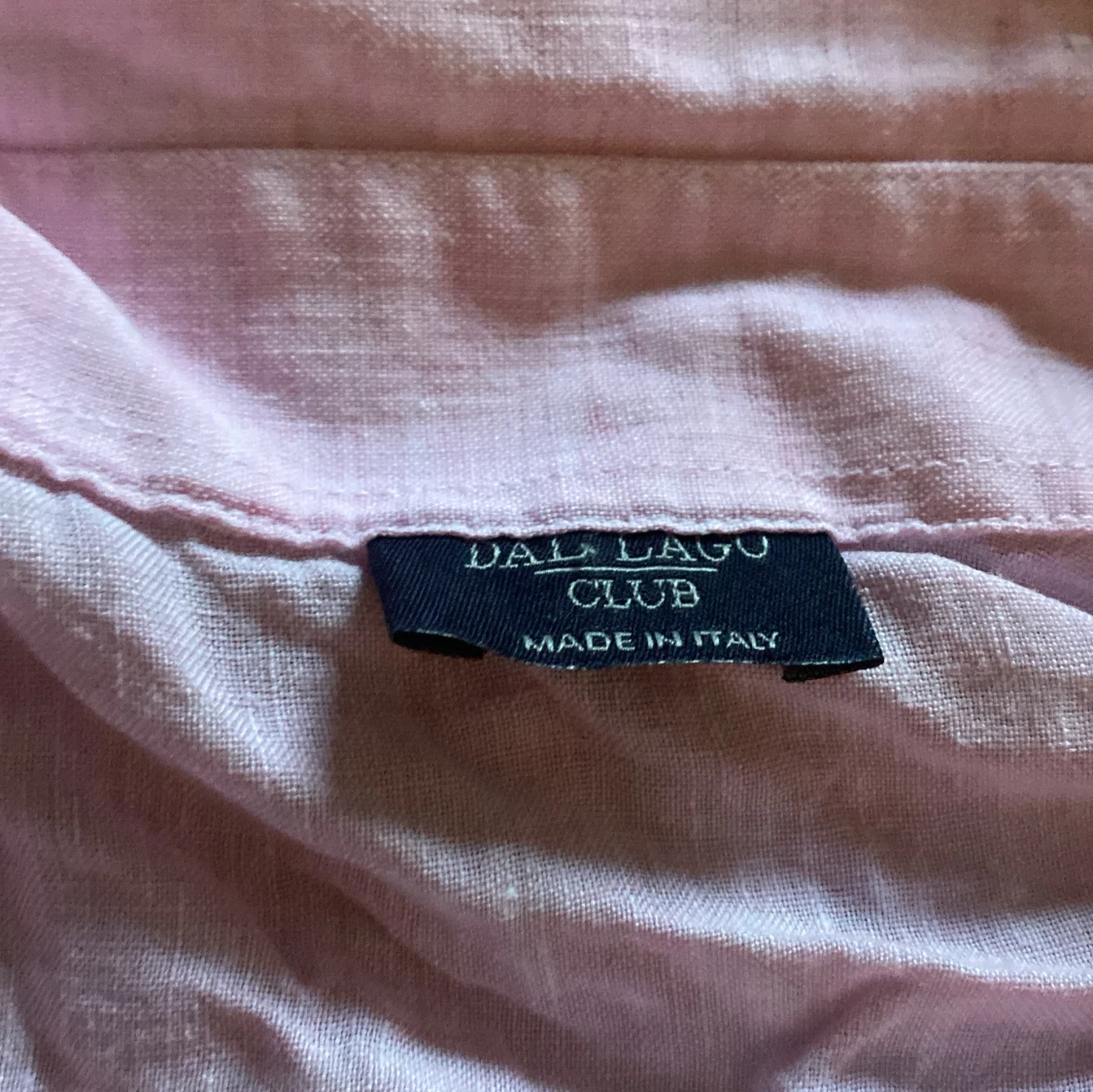 Ljusrosa linneskjorta från Dal Lago Club - 1