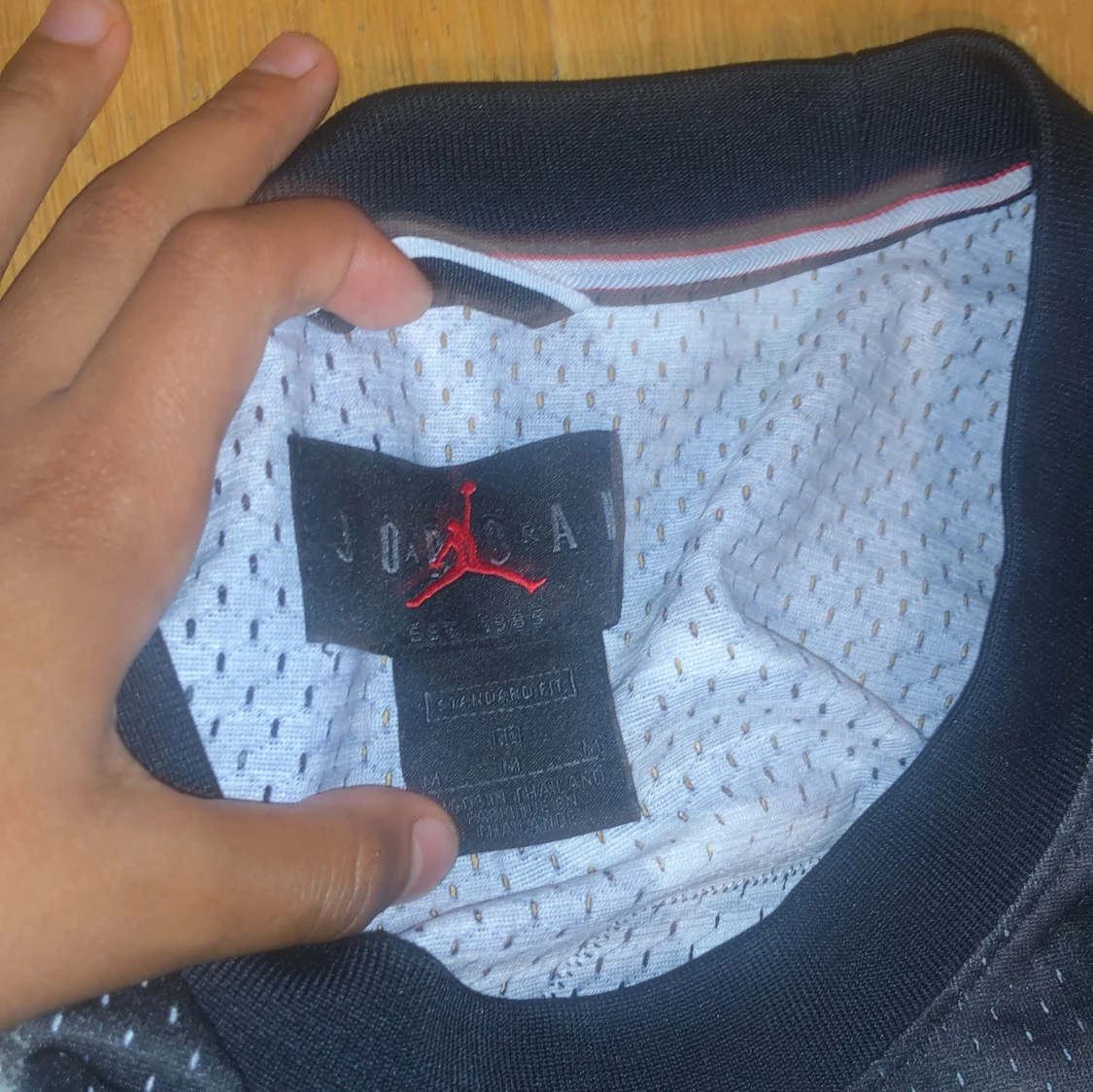 Jordan basketlinne svart blixtmönster - 2