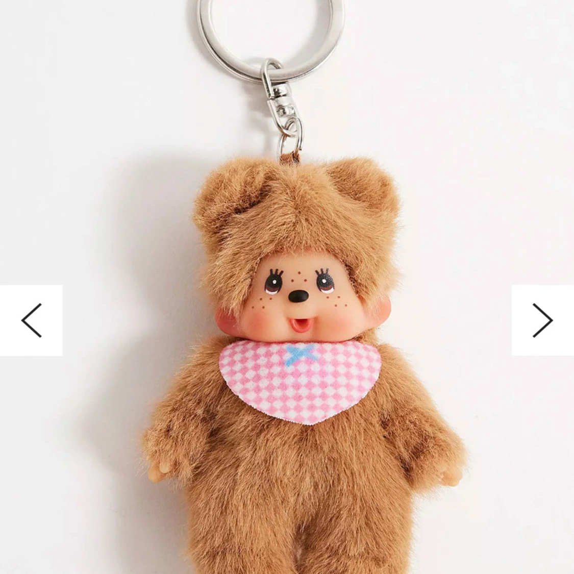 Monchhichi nalle nyckelring / berlock / bag charm