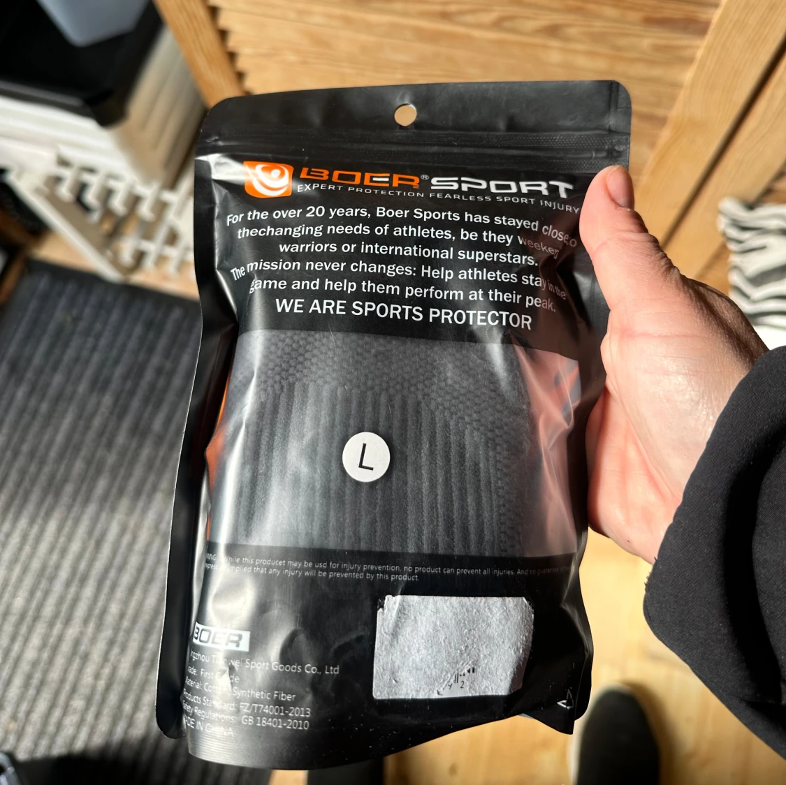 Active knäskydd kompression