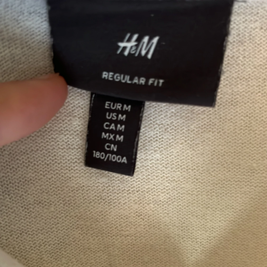 Vit pikétröja från H&M - 2