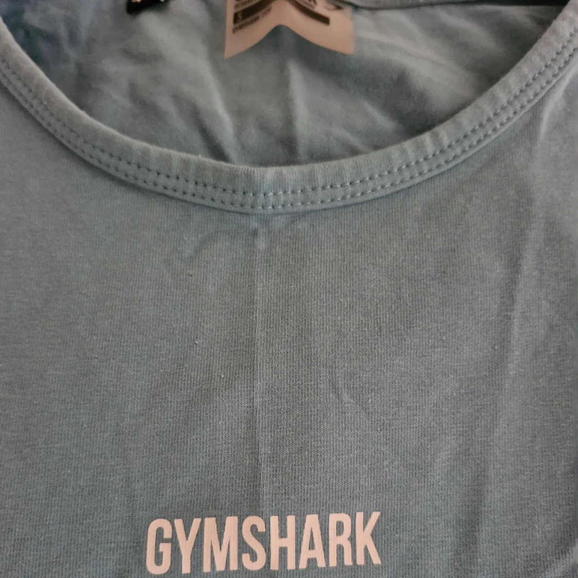 Linne ifrån Gymshark i ljusblått, stl S, lite använt. - 3