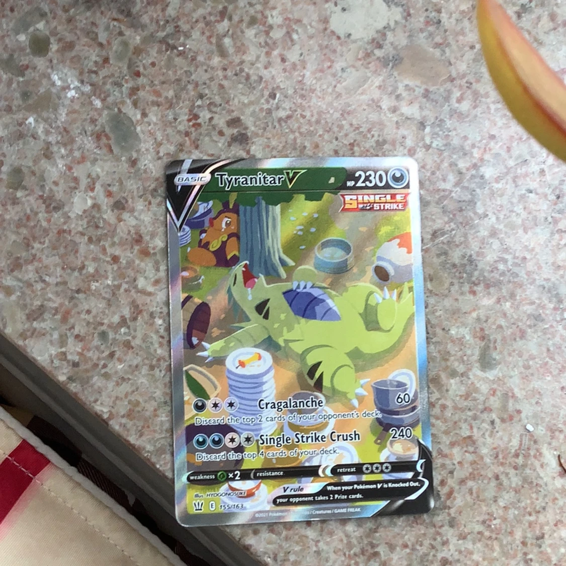 Pokémonkort Tyranitar V