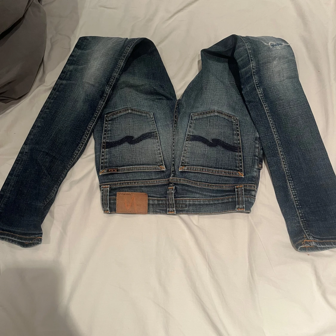 Blå jeans från Nudie Jeans