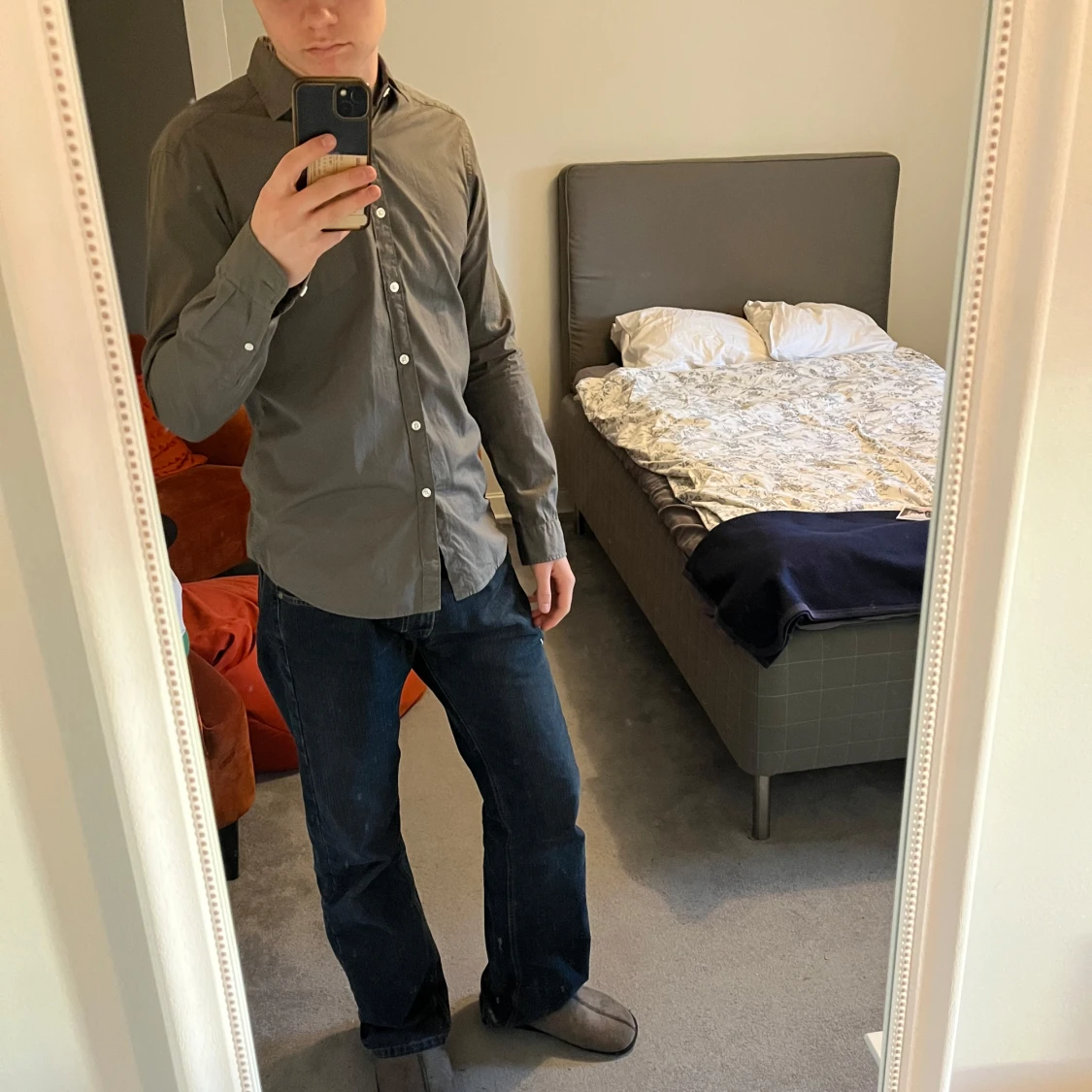 Olivgrön skjorta från Esprit - 1