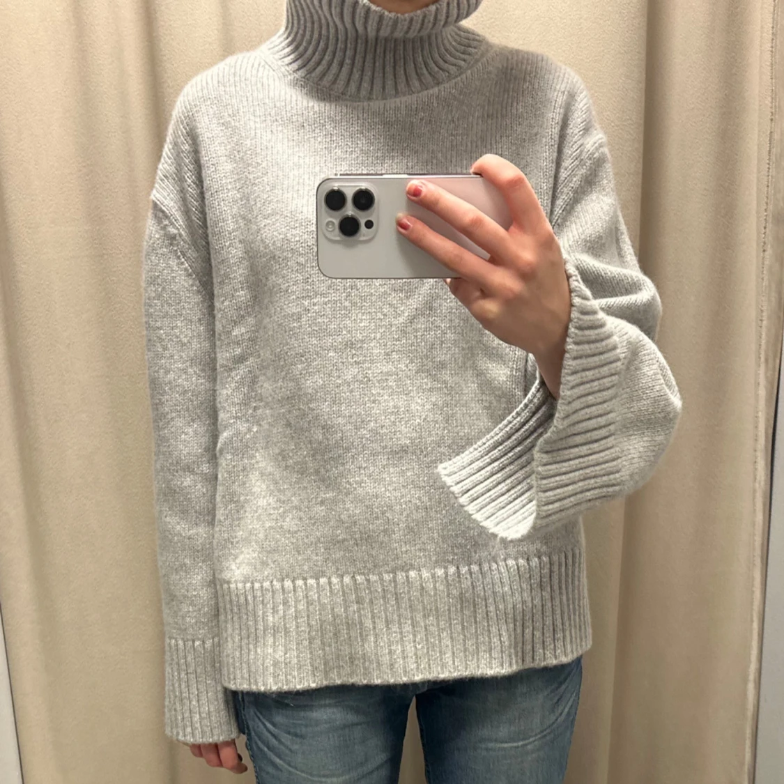 Grå polotröja - 1