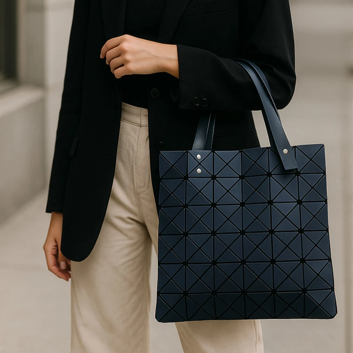 Geometrisk Tote-väska – Designerinspirerad