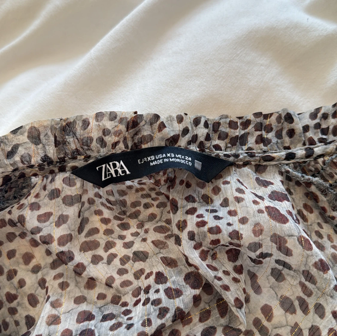 Leopard klänning zara - 3