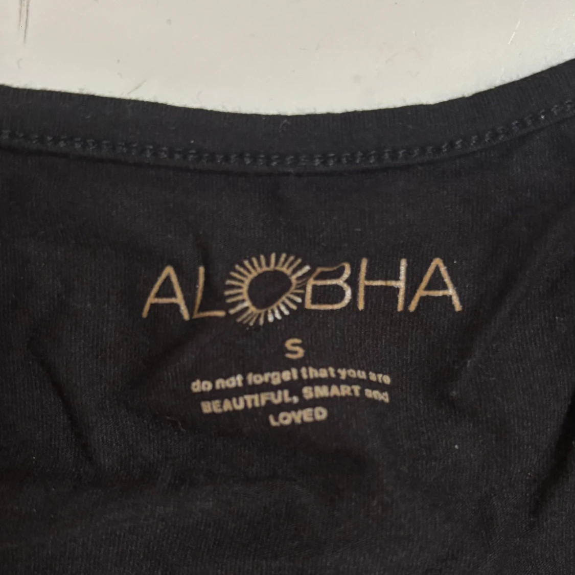 Svart rygglös topp från Alobha - 2