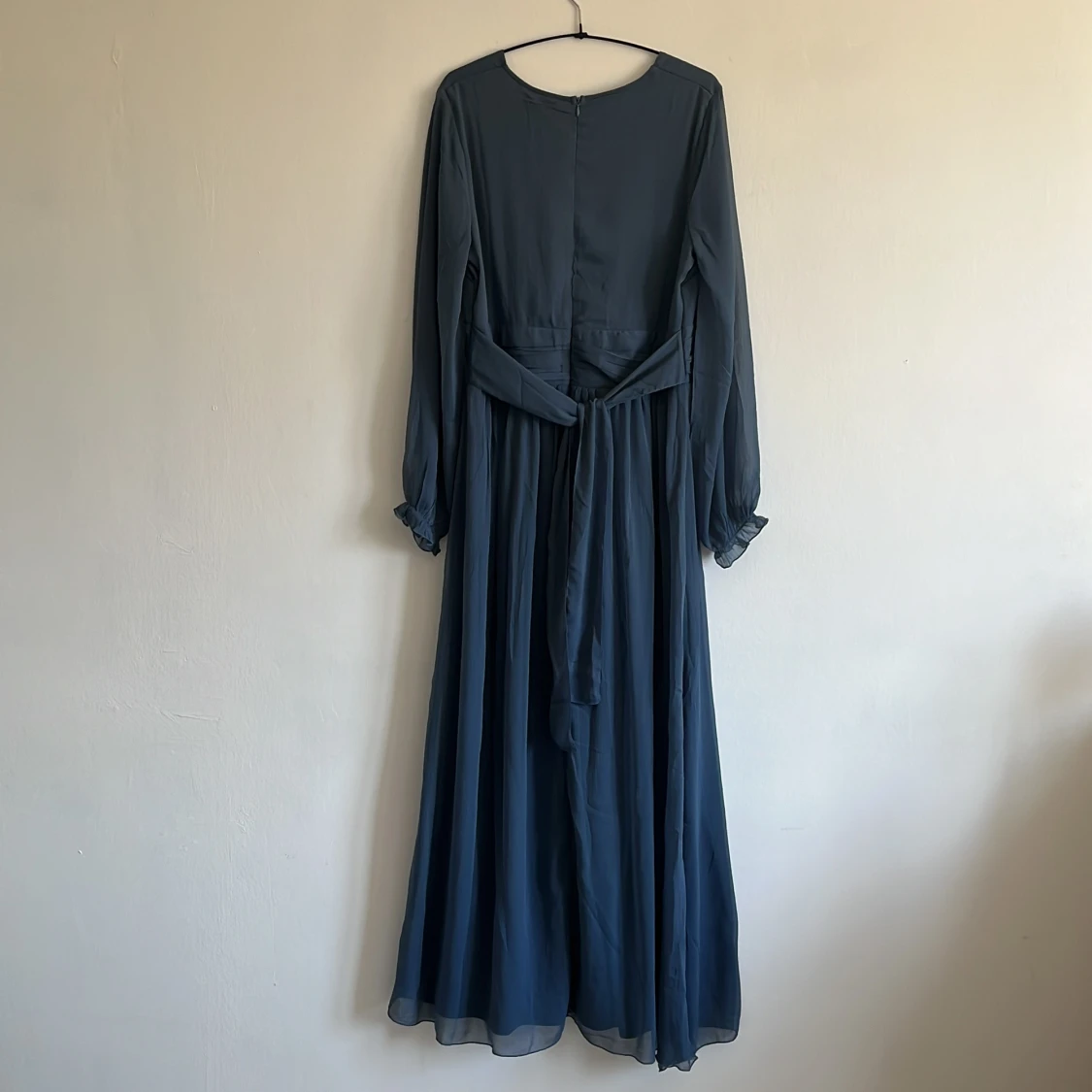 Blå långklänning - 1