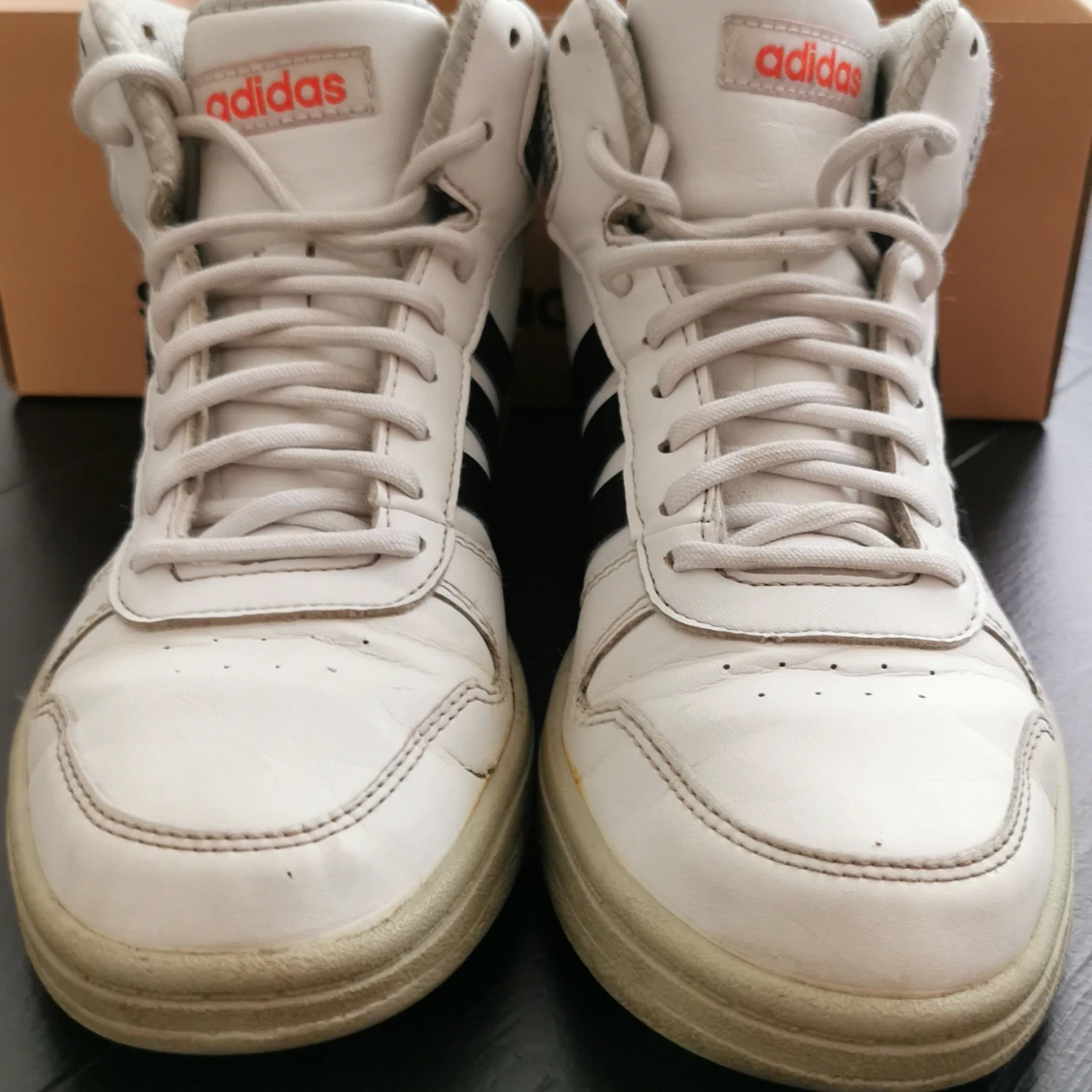 Vita adidas skor höga - 3