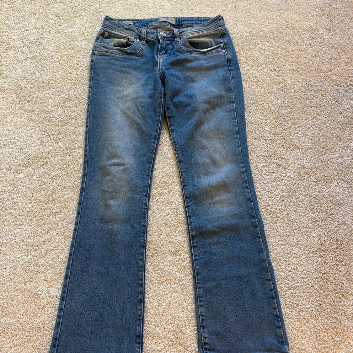Blå bootcut jeans från LTB - 2