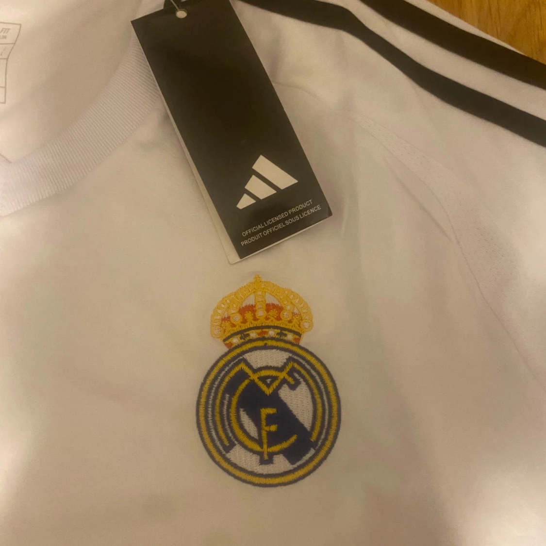 Real Madrid vit matchtröja Adidas S - 1