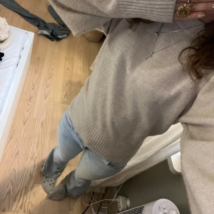 Beige tjocktröjan🤍 - Sthlm stil beige stickad tröja perfekt t hösten❤️