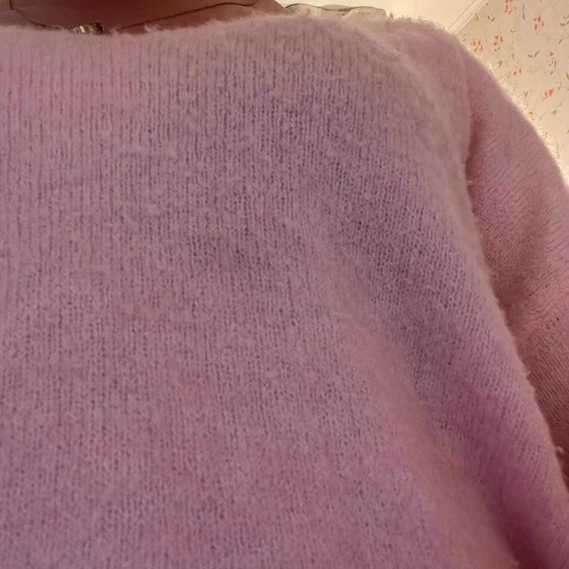 Rosa v-ringad tröja💞 - 4