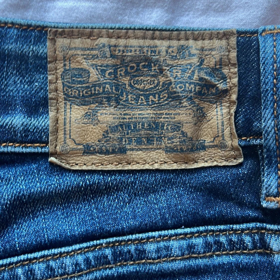 Blå jeansshorts från Crocker XXS - 2