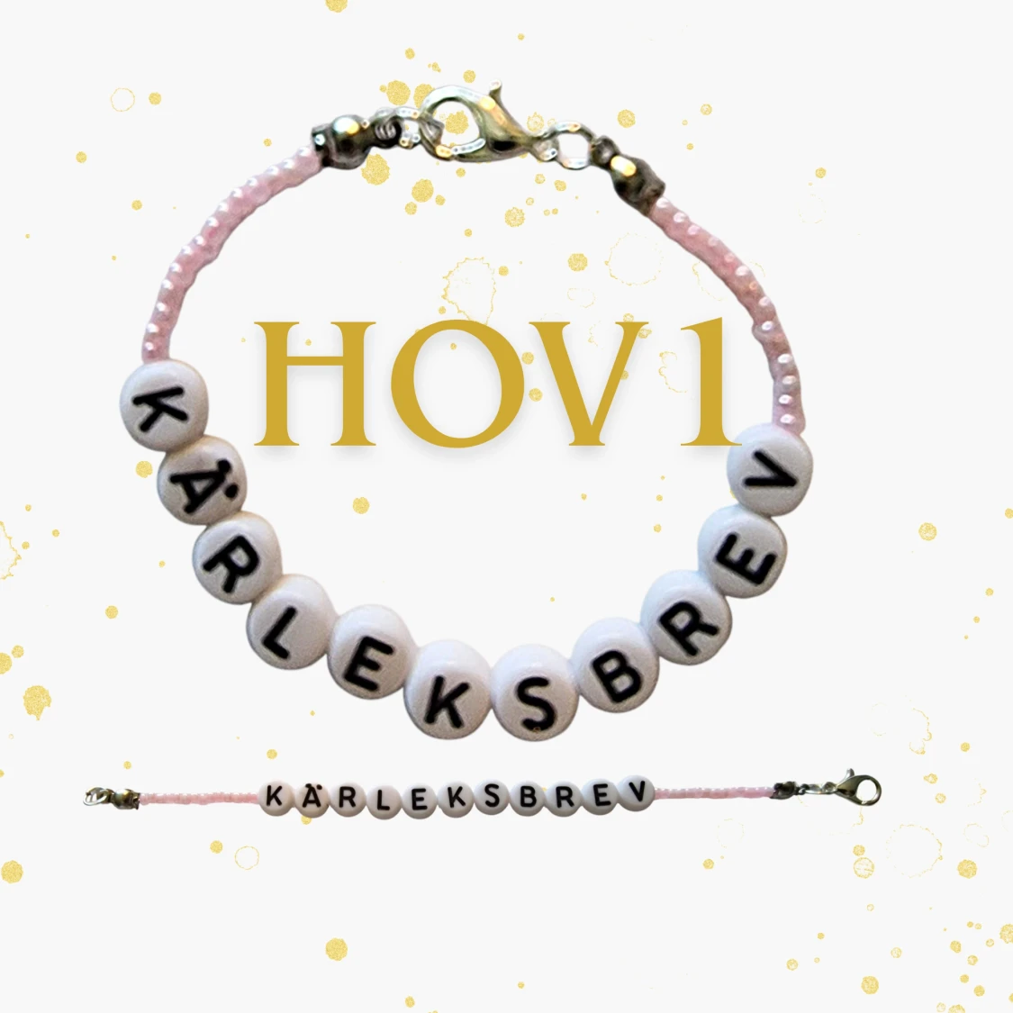 KÄRLEKSBREV pärlarmband Hov1