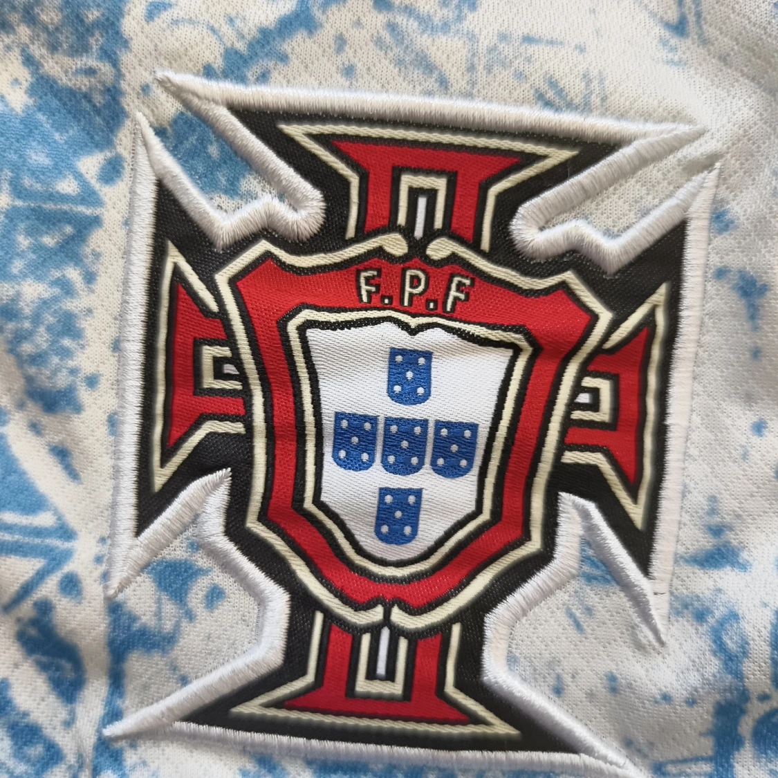 Portugal Nike fotbollströja blåvit storlek S - 3