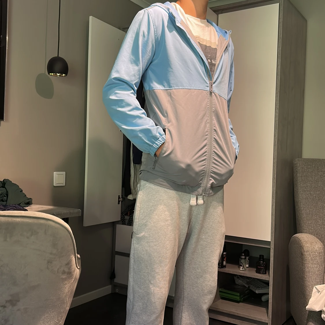 Blå och grå vindjacka från under armour - 1