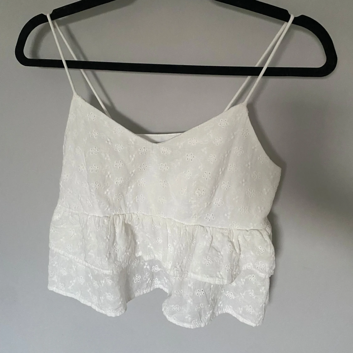 Vit volang linnetopp från SHEIN XS - 2