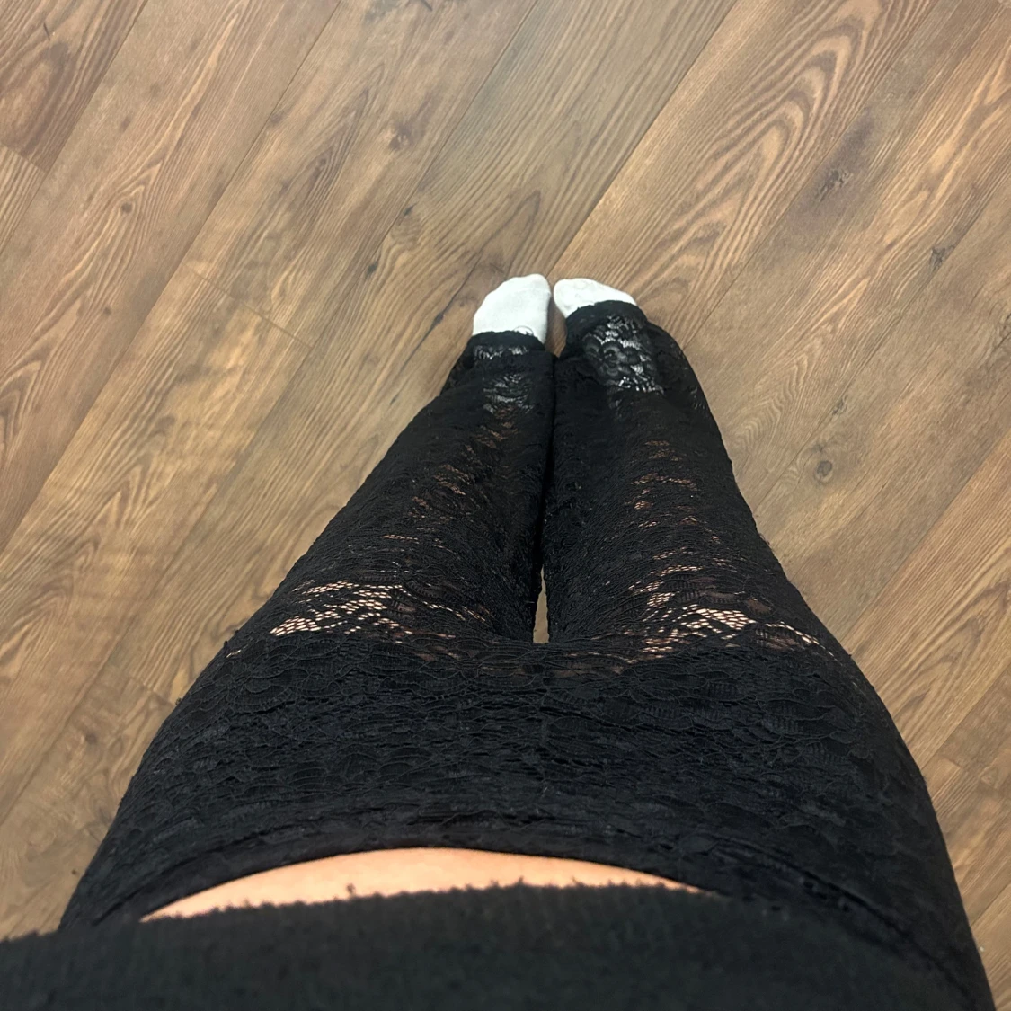 Svarta spetsbyxor från Design by Si - 2