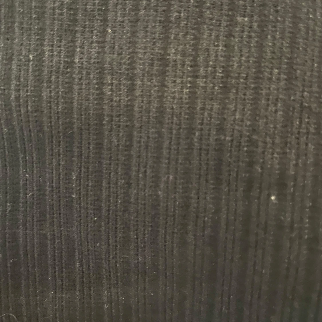 Svart ribbad halterneck croppad topp - 1