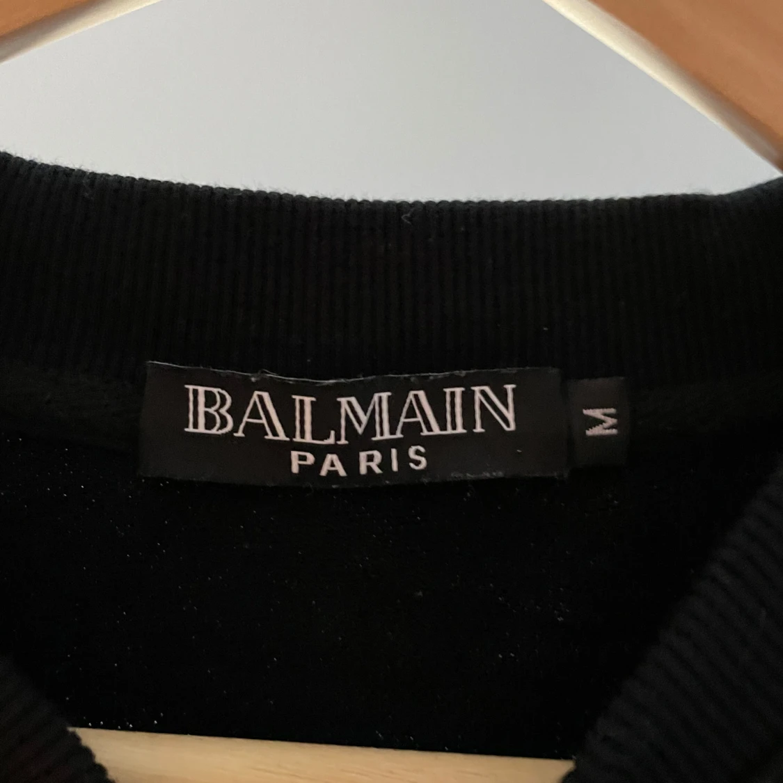 Svart sweatshirt från Balmain - 1