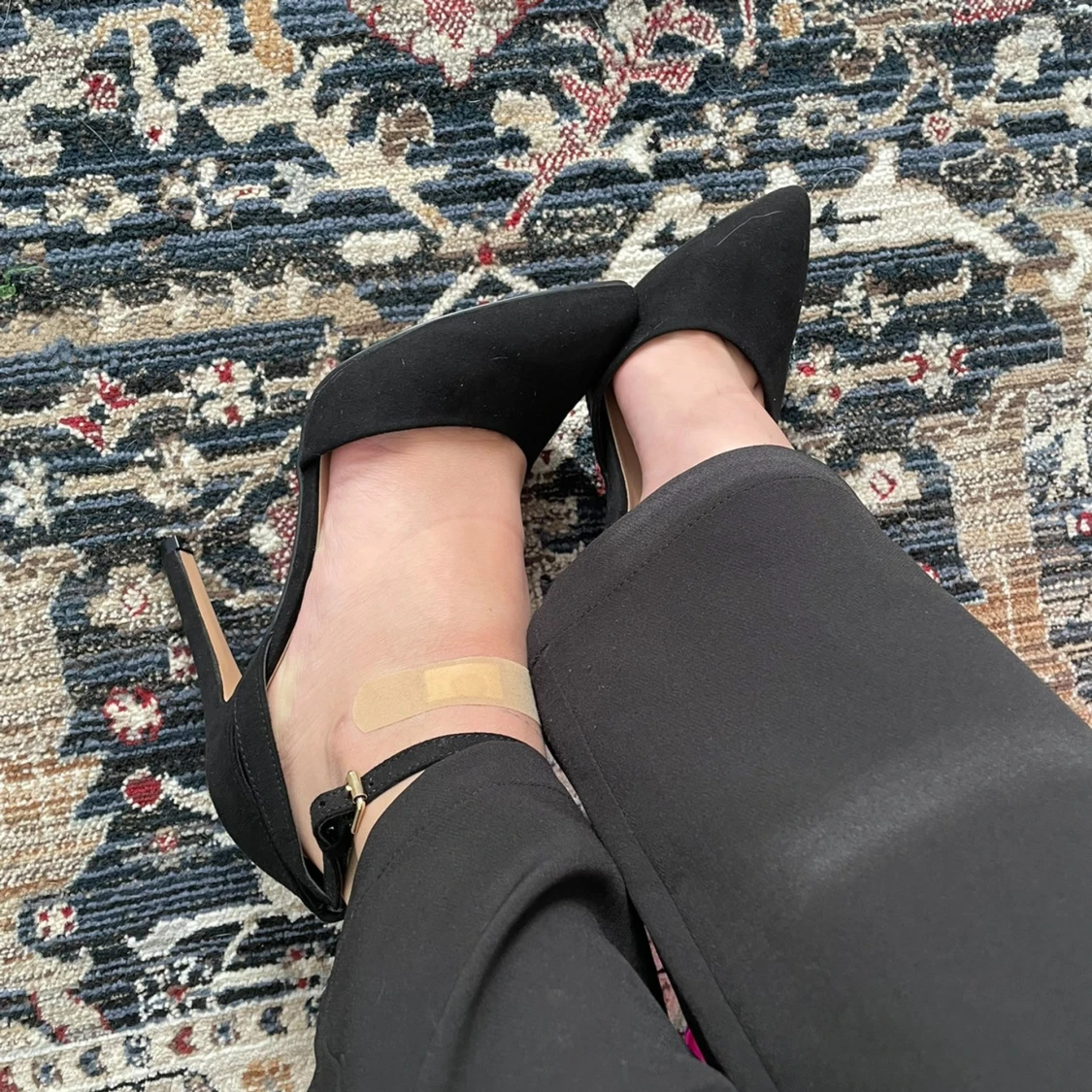 Svarta pumps med ankelrem från ONLY - 3