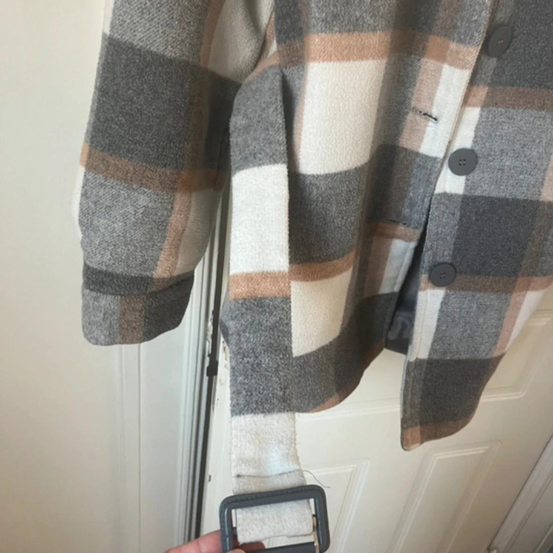 Rutig overshirt från Pieces XS - 3