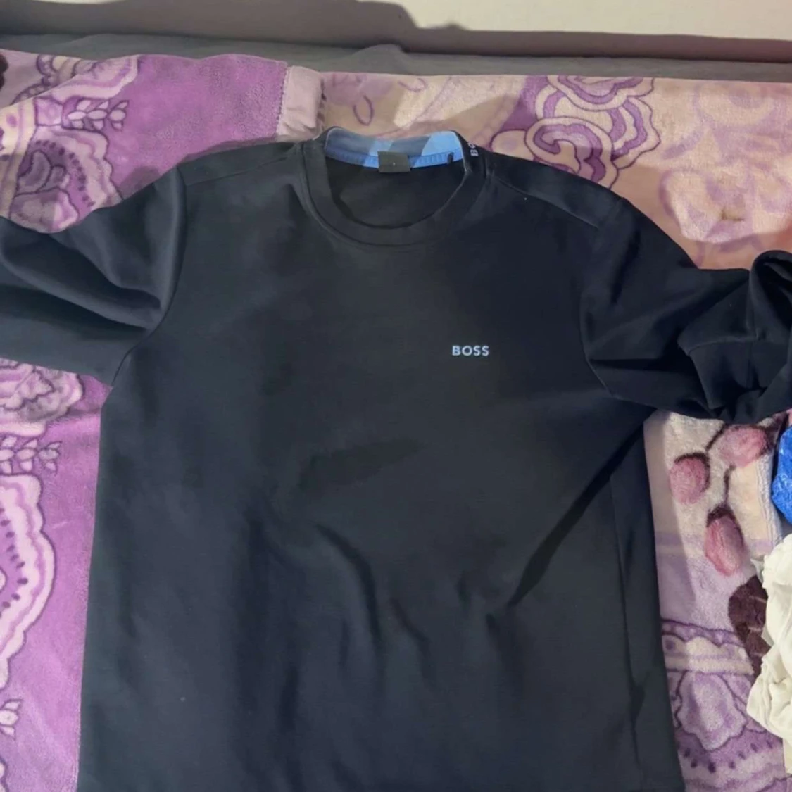 Svart långärmad tröja från BOSS