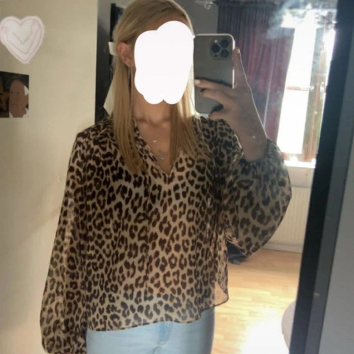 Söt leopard tröja  - 1