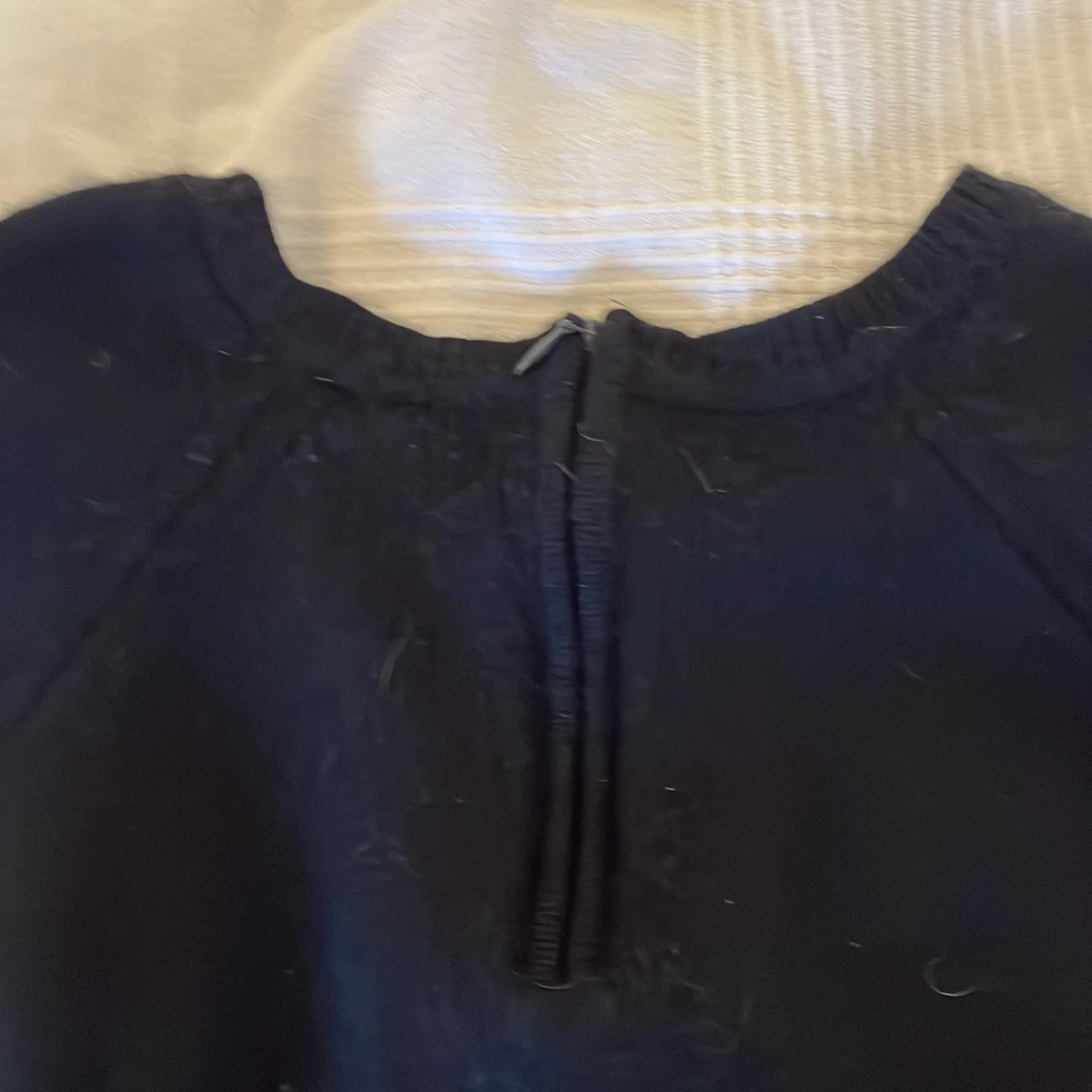 mörkblå stickad tröja från Zara - 2