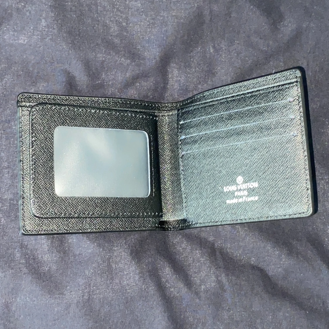 Svart grå Plånbok  - 3