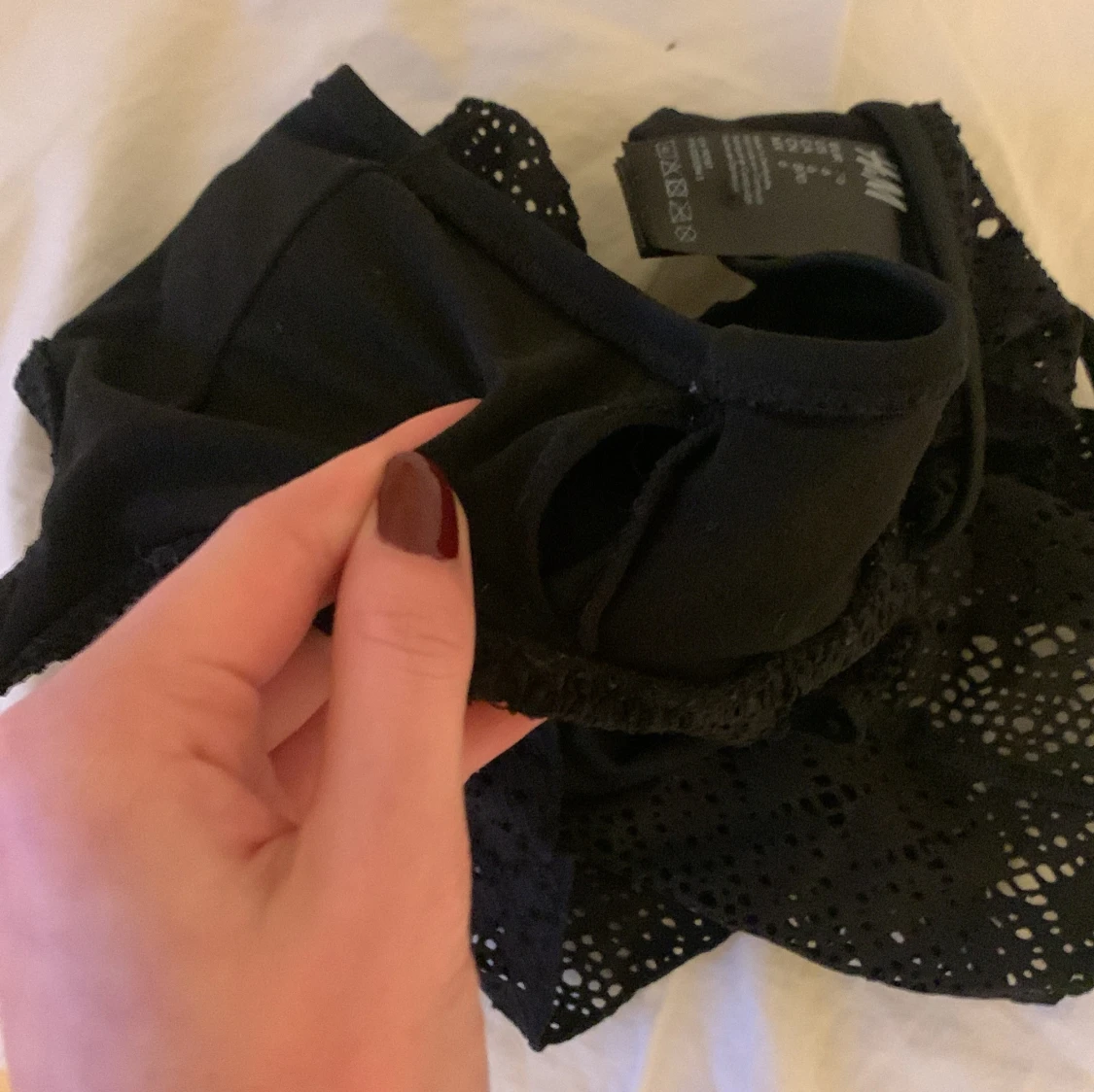 Svart spetsbikini från H&M - 2