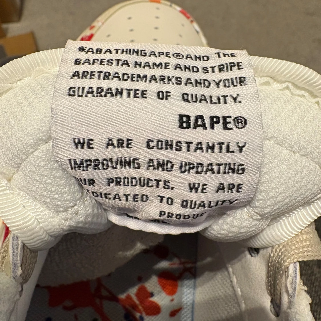 Bapesta paint splash - 3